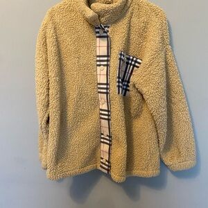 Beige Sherpa Fleece